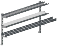 Cable tray supporting systems